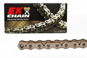 Motokrosový řetěz EK 520 MRD7 114 článků, Zlato/Zlatý