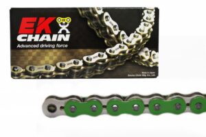 Motokrosový řetěz EK 520 MRD6 120 článků zelená
