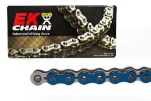 QX-kroužkový řetěz EK 520 SRX2 480 článků, Metalická modrá