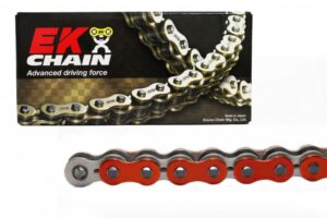 O-kroužkový řetěz EK 520 SRO6 120 článků metalická oranžová