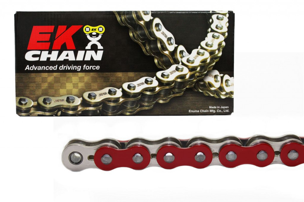 QX-kroužkový řetěz EK 530 SRX2 480L reel červený