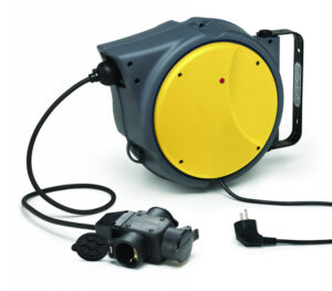 Naviják elektrického kabelu LV8 EQAC-ER10 220V 1600W s 3 zásuvkami