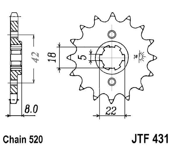 Řetězová sada D.I.D Chain - zlatý řetěz 530 ZVM-X, X-kroužek, kolečko JT, rozeta JT pro SUZUKI GR 650 1983-1985 - Obrázek 3