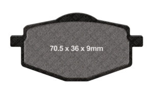 Brzdové destičky EBC FA101 pro YAMAHA YBR 125 2005-2006
