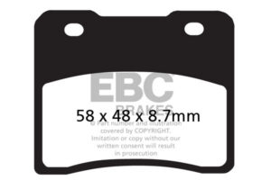 Brzdové destičky EBC FA102 pro SUZUKI RG 250 Gamma 1985-1988