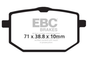 Brzdové destičky EBC FA118 pro YAMAHA XT 600 1987-1995, YAMAHA XT 600 Z Tenere 1985-1991
