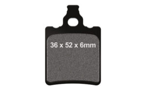 Brzdové destičky EBC FA337R pro KTM SX 60 1998-1999, KTM SX 65 2000-2003