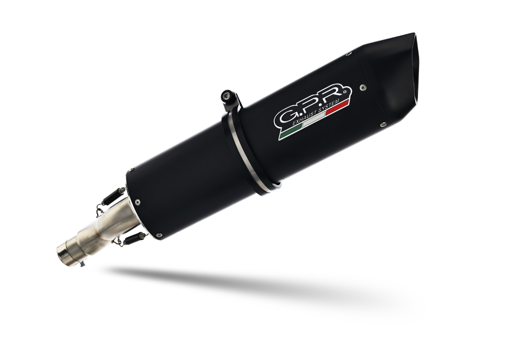 Koncovka výfuku Slip-on GPR FURORE EVO4 E5.GU.62.FNE5 Matná černá pro MOTO GUZZI V 85 TT 850 / Travel 2021-2024