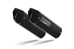 Dvojitá koncovka výfuku GPR FURORE EVO4 E4.T.88.FNE4 Matná černá pro TRIUMPH Speed Triple 1050 2016-2020