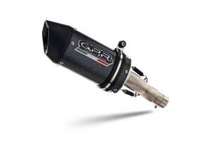 Koncovka výfuku Slip-on GPR FURORE H.268.RACEDB.FUPO Matná černá pro HONDA CRF 300 L 2021-2024, HONDA CRF 300 Rally 2021-2024