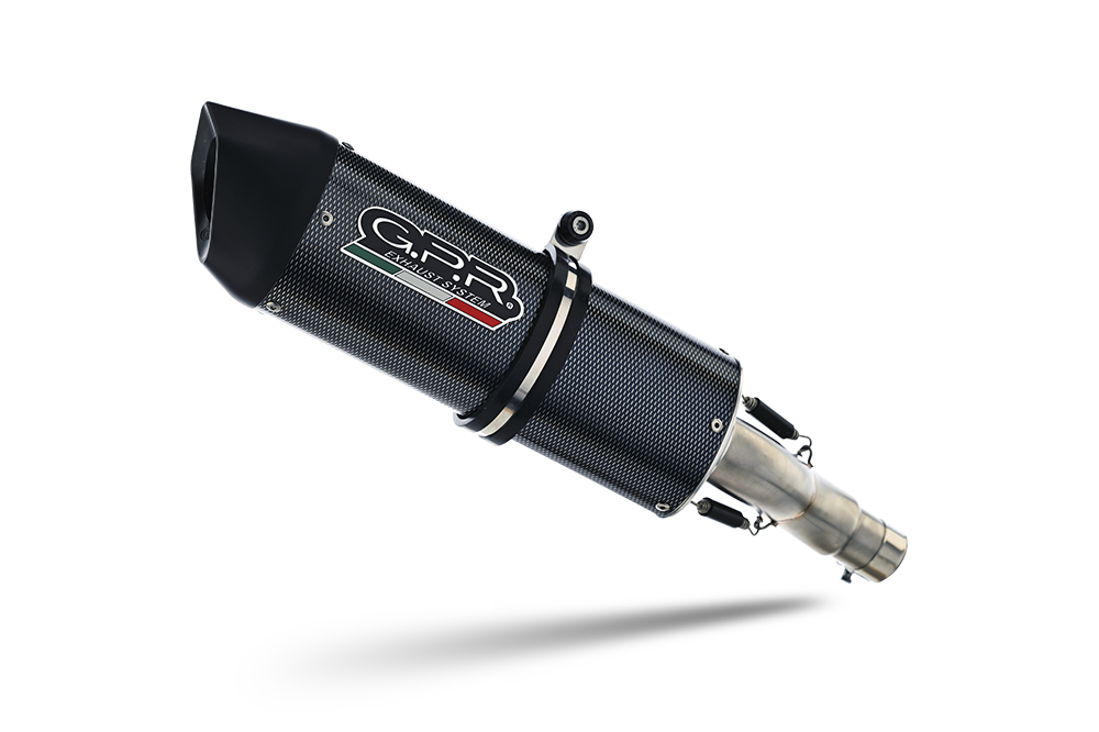 Dvojitá koncovka výfuku GPR FURORE H.61.FUPO Matná černá pro HONDA VTR 1000 SP 1,2 2002-2006 - Obrázek 2