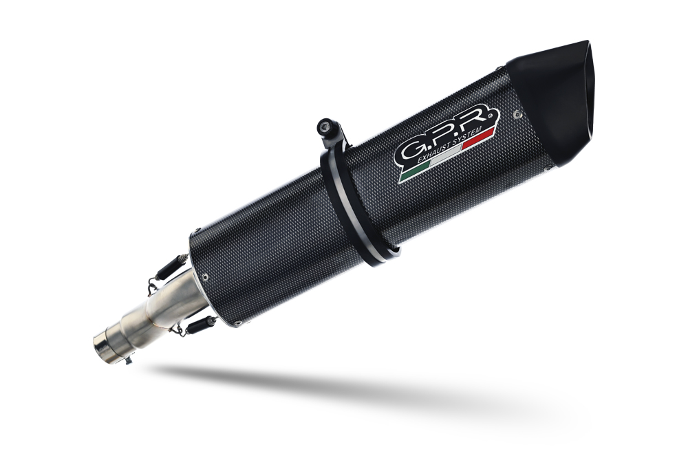 Koncovka výfuku Slip-on GPR FURORE GU.10.FUPO Matná černá pro MOTO GUZZI Breva 1100 2005-2010