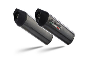 Dvojitá koncovka výfuku GPR FURORE H.48.FUPO Matná černá pro HONDA VTR 1000 SP 1,2 2000-2001