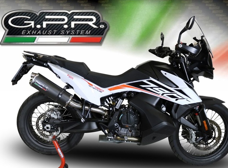 Koncovka výfuku Slip-on GPR DUAL POPPY E5.S.207.DUAL.PO Karbonový vzhled pro SUZUKI DL 800 V-STROM 2023-2025 - Obrázek 6