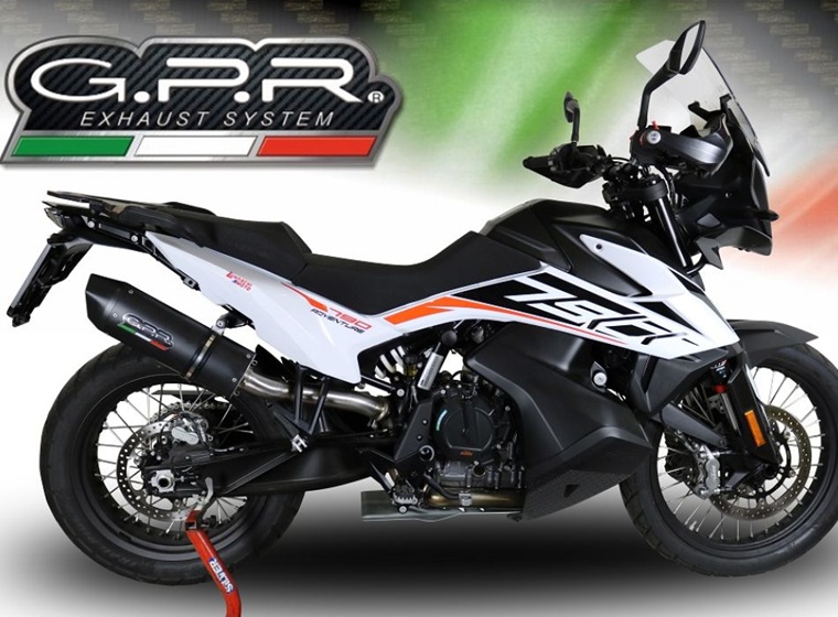 Koncovka výfuku Slip-on GPR FURORE EVO4 NERO E5.KT.108.1.FNE4 Matná černá pro KTM Adventure 790 / R 2025-2026 - Obrázek 6