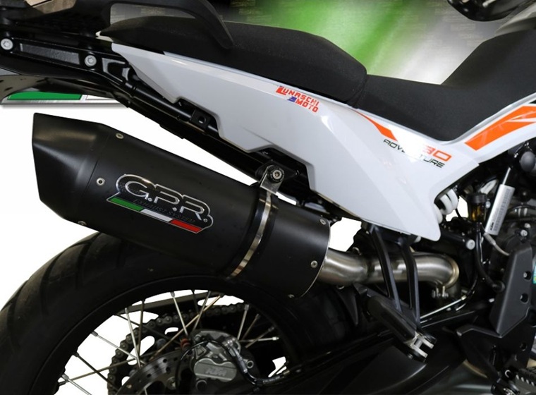 Koncovka výfuku Slip-on GPR FURORE EVO4 NERO E5.KT.108.1.FNE4 Matná černá pro KTM Adventure 790 / R 2025-2026 - Obrázek 8
