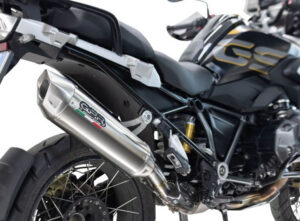 Koncovka výfuku Slip-on GPR FURORE-X ACCIAIO INOX E5.H.275.1.FUXIO Broušená nerezová ocel pro HONDA CRF 1000 L Africa Twin 2025-2026, HONDA CRF 1100 L Africa Twin 2025-2026