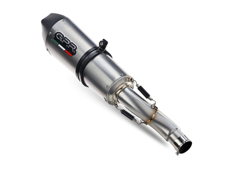 Výfuk kompletní GPR NEW GRAND PRIX EVO TITANIUM E5.CO.K.161.1.CAT.GPAN.TO Broušený titan pro KAWASAKI Ninja 650 2021-2022 - Obrázek 4