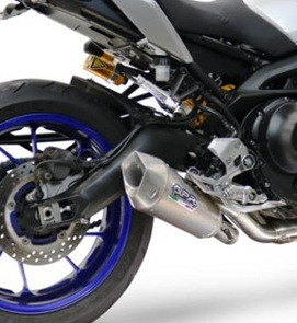 Výfuk kompletní GPR GP-REVO TITANIUM CO.Y.217.RACEDB.GPRTIT Broušený titan pro YAMAHA MT-09 850 / 890 2014-2016