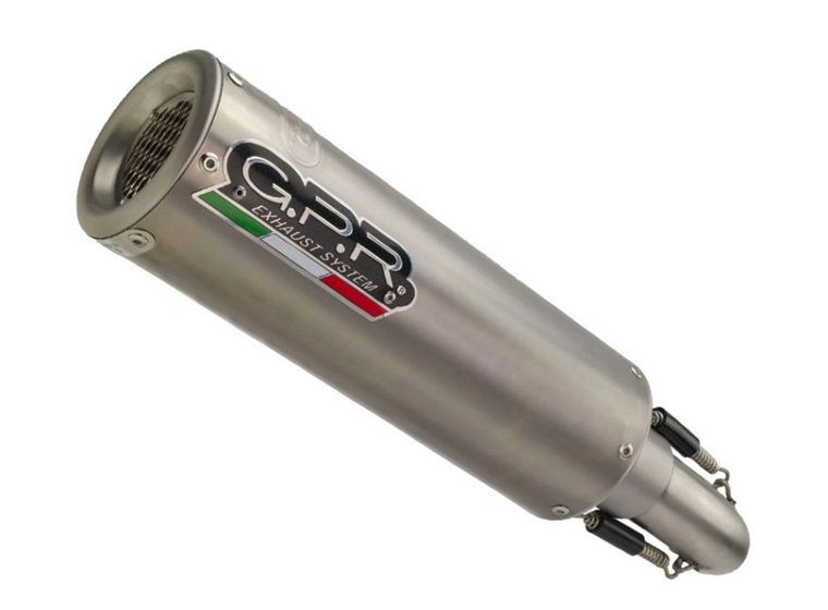 Výfuk kompletní GPR M2 CO.H.269.RACE.M2RP Broušený titan pro HONDA CB 750 Hornet 2023-2024 - Obrázek 2
