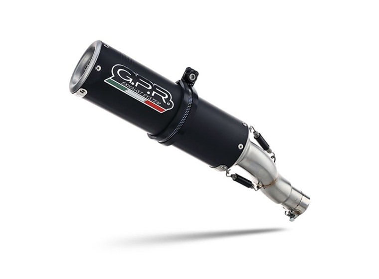 Výfuk kompletní GPR M3 BLACK TITANIUM VO.10.RACEDB.M3.BT Matná černá pro VOGE Brivido 125 R 2023-2024 - Obrázek 3