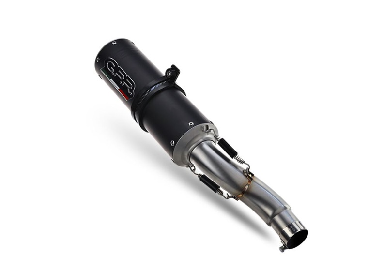 Výfuk kompletní GPR M3 BLACK TITANIUM VO.10.RACEDB.M3.BT Matná černá pro VOGE Brivido 125 R 2023-2024 - Obrázek 5