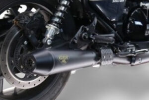 Dvojitá koncovka výfuku GPR ULTRACONE BLACK ROY.14.CAT.ULTRA.BL Matná černá pro ROYAL ENFIELD Shotgun 650 2024-2025