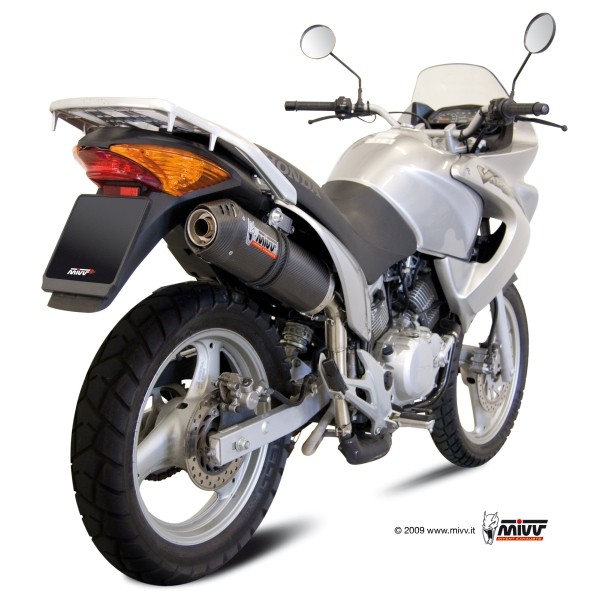Koncovka výfuku MIVV OVAL H.044.L3C Karbon / Karbonové víčko MALÝ pro HONDA XL 125 V Varadero 2007-2011 - Obrázek 3