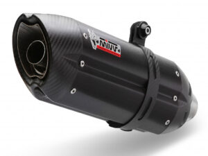 Koncovka výfuku MIVV SUONO H.066.L9 Černá ocel pro HONDA X-ADV 750 2017-2026, DUCATI Multistrada V4 / V4S / Sport 1158 2017-2023