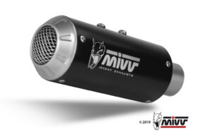 Výfuk kompletní 4x2x1 MIVV MK3 H.072.SM3B Černá nerezová ocel pro HONDA CB 650 R 2019-2023, HONDA CBR 650 R 2019-2023