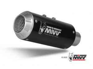 Koncovka výfuku MIVV MK3 H.075.SM3B Černá nerezová ocel pro HONDA CB 500 F 2019-2024
