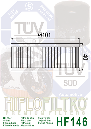 Olejový filtr HIFLOFILTRO HF146 - Obrázek 2