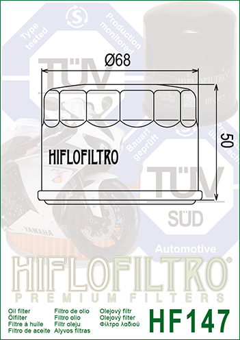 Olejový filtr HIFLOFILTRO HF147 - Obrázek 2