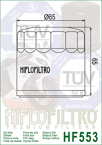 Olejový filtr HIFLOFILTRO HF553 - Obrázek 2
