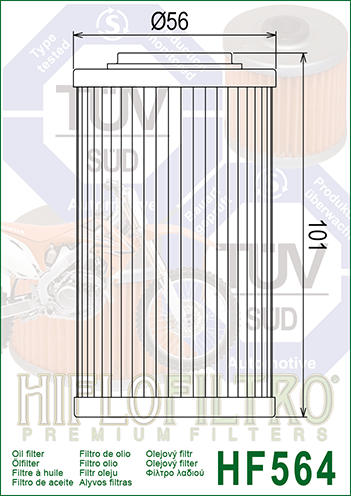 Olejový filtr HIFLOFILTRO HF564 - Obrázek 2