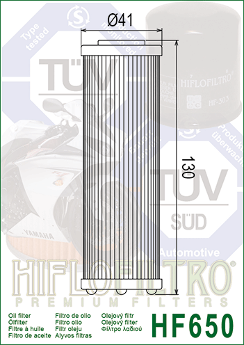 Olejový filtr HIFLOFILTRO HF650 - Obrázek 2