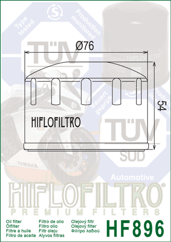 Olejový filtr HIFLOFILTRO HF896 - Obrázek 2