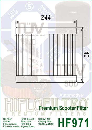Olejový filtr HIFLOFILTRO HF971 - Obrázek 2