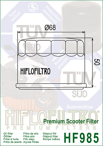 Olejový filtr HIFLOFILTRO HF985 - Obrázek 2