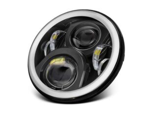 Světlomet CUSTOMACCES EVOLUTION 2 HL0012N s podpěrou černý