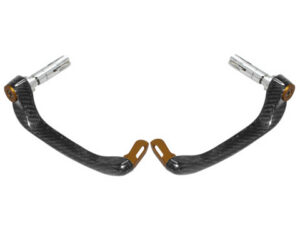 Chrániče páček ACCOSSATO "Ultra-Light" DE013 se zlatým očkem a vložkou right + left , carbon