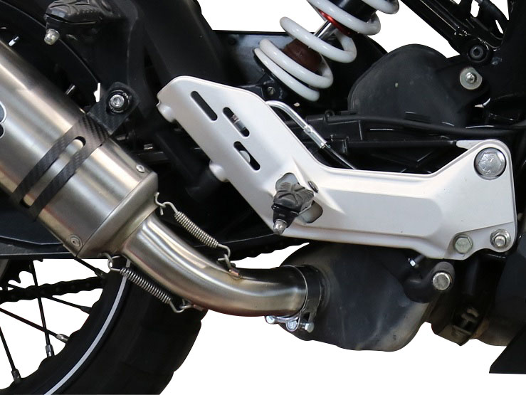 Koncovka výfuku Slip-on GPR ALBUS EVO4 E4.HU.50.ALBE4 Lesklá bílá pro HUSQVARNA Vitpilen 401 2020 - Obrázek 4