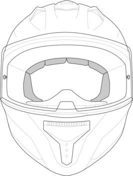 Výstelka helmy iXS iXS301 X14911 2XL