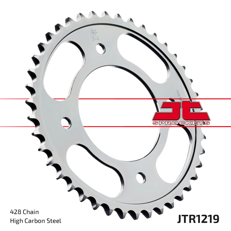 Řetězová sada D.I.D Chain - stříbrný řetěz 428 D, netěsněný, kolečko JT, rozeta JT pro HONDA CBF 125 2009-2013 - Obrázek 7