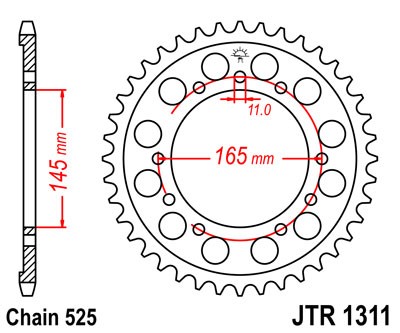 Řetězová sada D.I.D Chain - zlatý řetěz 525 ZVM-X, X-kroužek, kolečko JT, rozeta JT pro HONDA VFR 400 R 1987-1989 - Obrázek 5