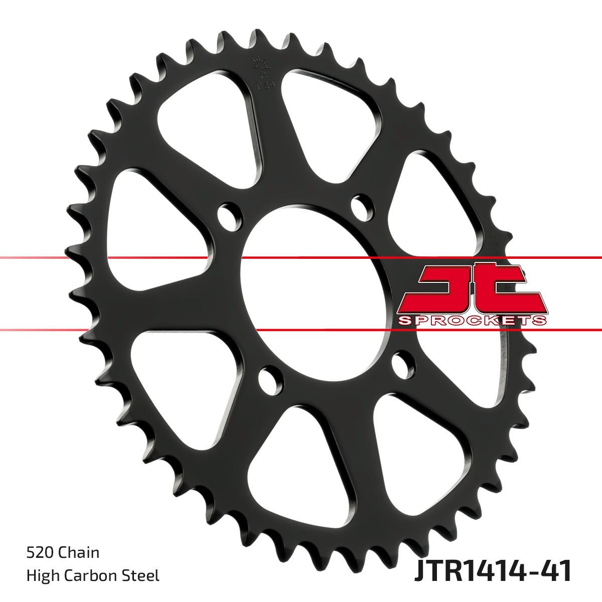 Řetězová rozeta JT JTR 1414-41 41 zubů, 520 - Obrázek 3