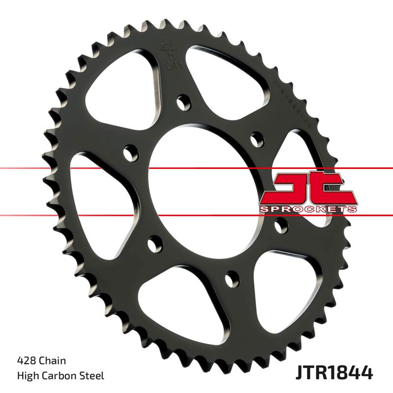 Řetězová sada D.I.D Chain - stříbrný řetěz 428 D, netěsněný, kolečko JT, rozeta JT pro YAMAHA MT 125 2015-2019 - Obrázek 7