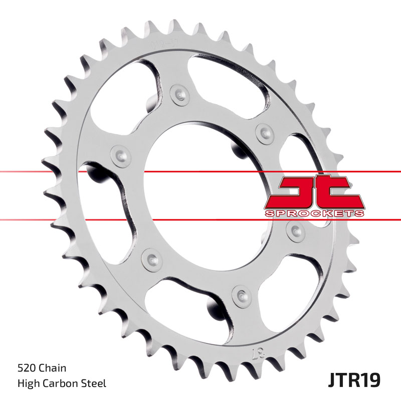 Řetězová rozeta JT JTR 19-37 37 zubů, 520 - Obrázek 3
