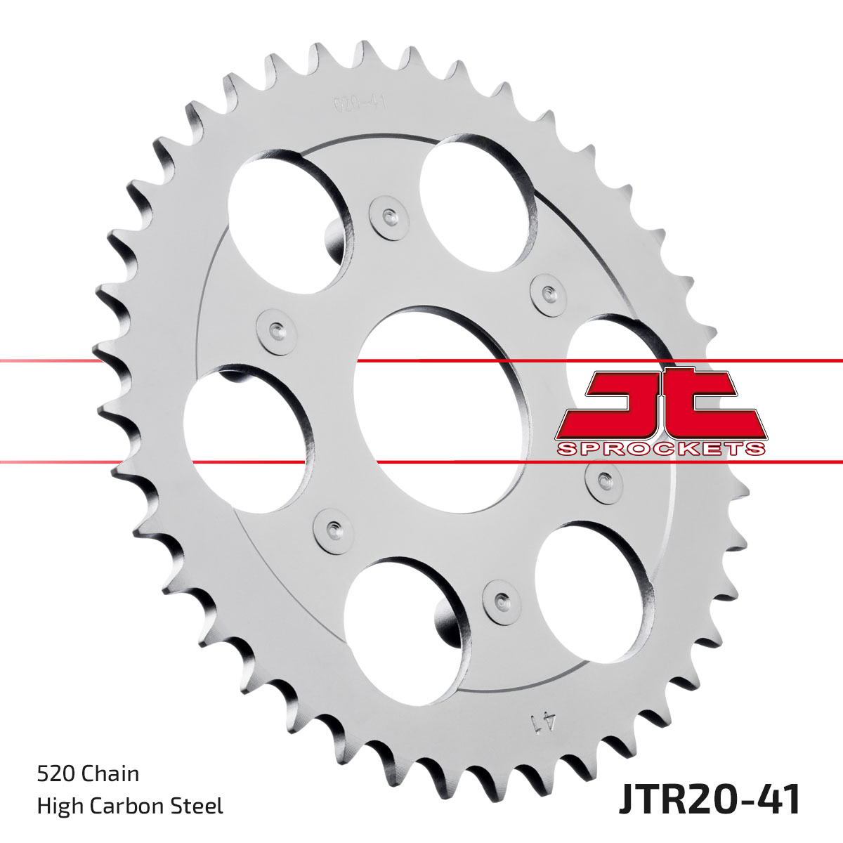 Řetězová rozeta JT JTR 20-41 41 zubů, 520 - Obrázek 3
