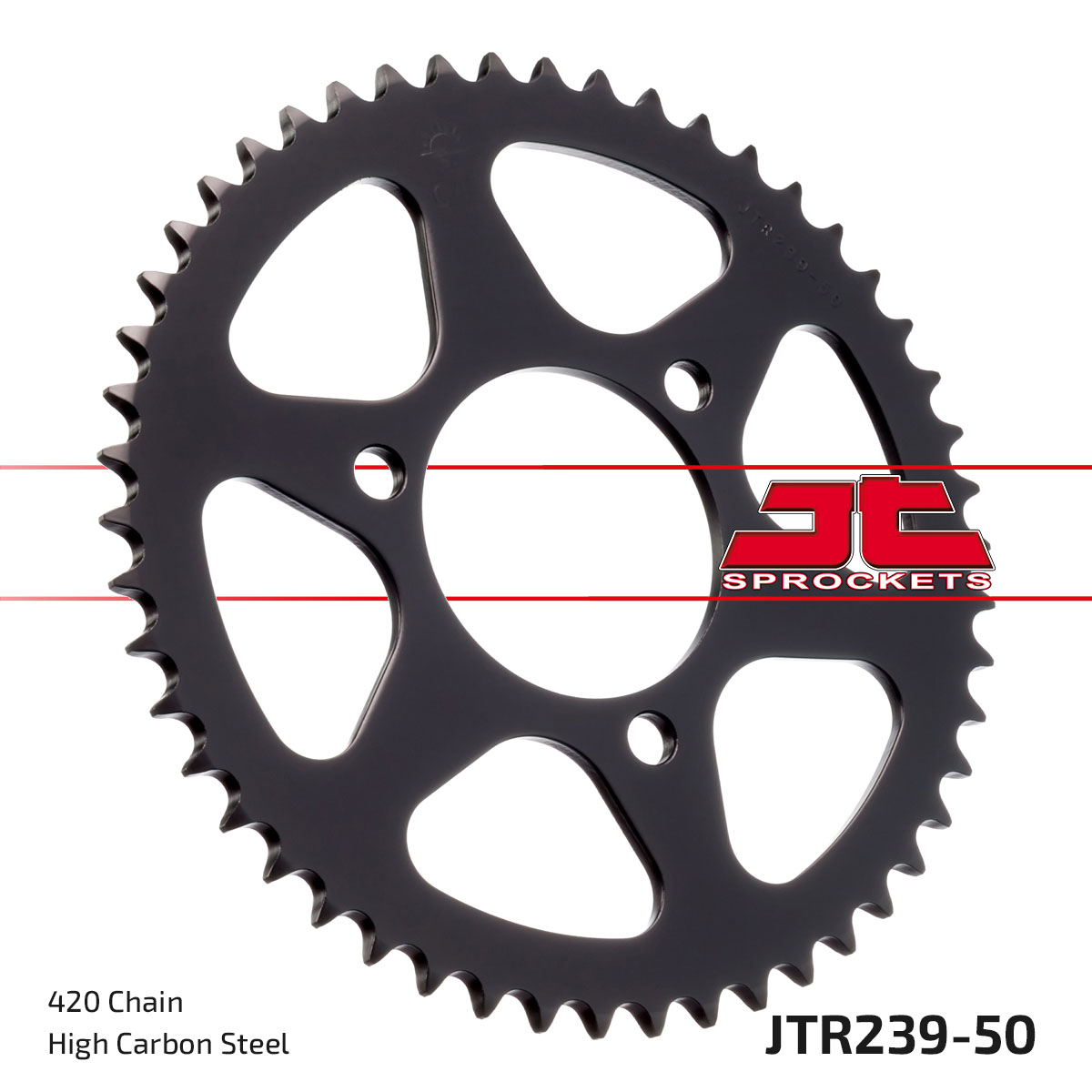 Řetězová rozeta JT JTR 239-50 50 zubů, 420 - Obrázek 3